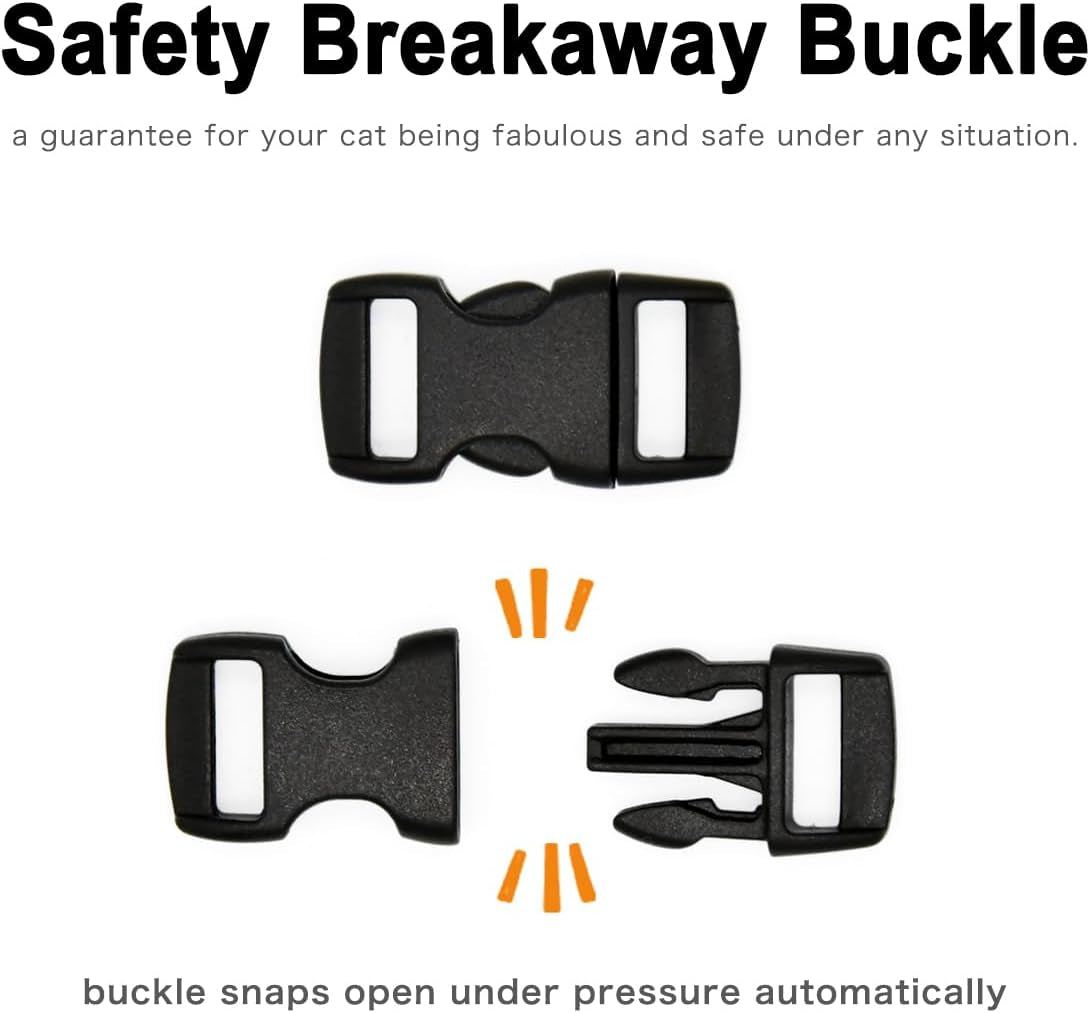 Sushi Cat Collar Bow Tie, Breakaway Safety Collar, Wedding/Birthday Bowtie Collar for Kitten