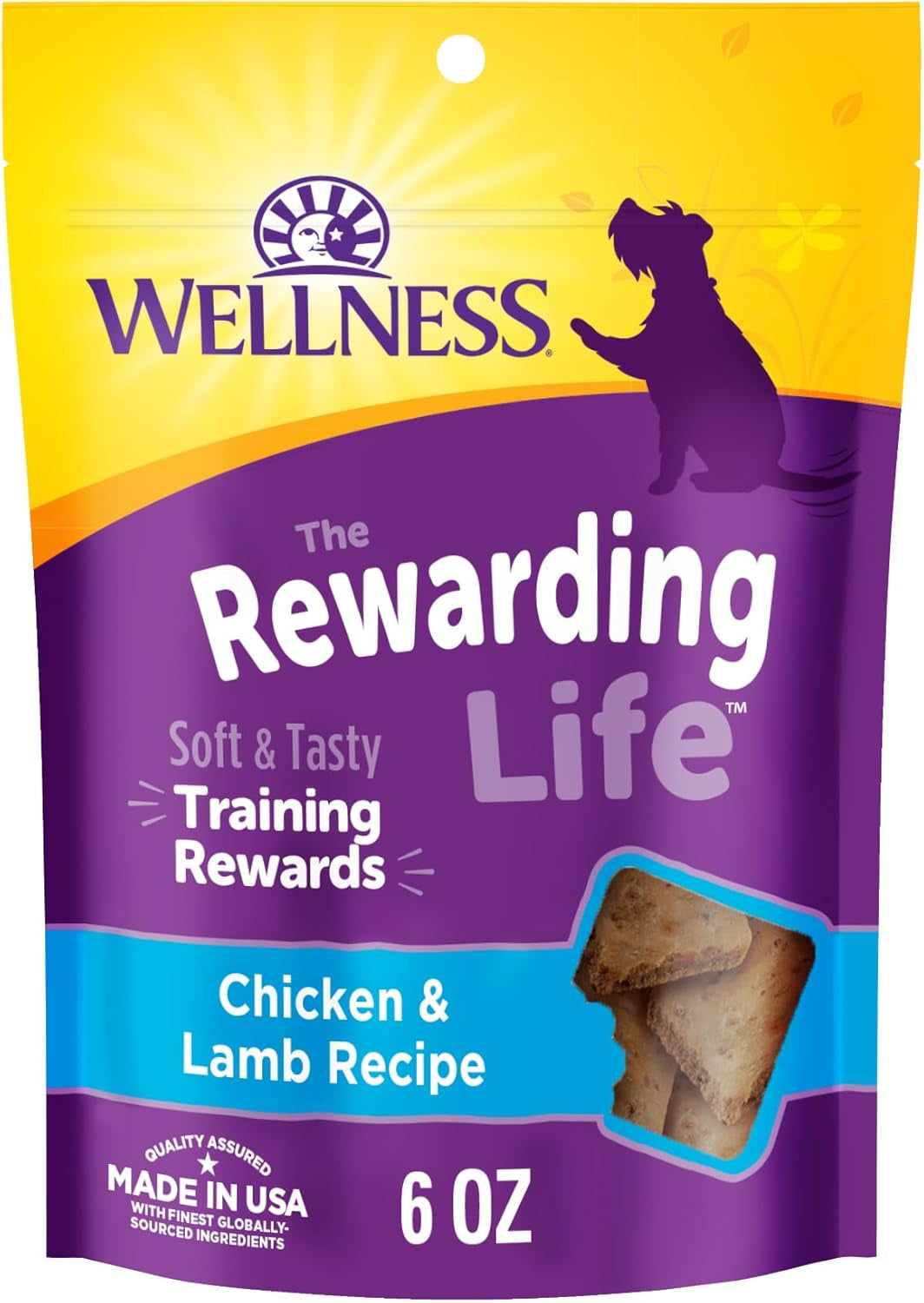 Rewarding Life Dog Treats, Natural, Training Treat, Grain Free, Soft Chicken & Lamb (6 Ounce Bag)
